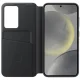 Samsung Smart View Wallet EF-ZS921CBEGWW atverčiamasis dėklas Galaxy S24, juodas