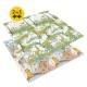 4Fizjo Jungle and Camping Double-Sided Educational Play Mat, 200x180 cm