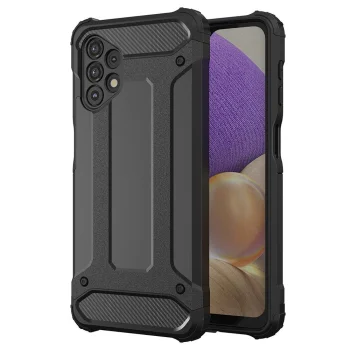 Smūgiams atsparus dėklas Samsung Galaxy A73 Hybrid Armor, juodas