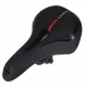 Rallex Sports Bicycle Saddle with Elastic Foam, Black