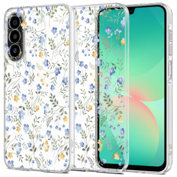 Tech-Protect Samsung Galaxy A26 5G Case FlexAir, Daisies with Leaves