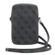 Telefono krepšelis Guess Zip 4G Triangle, juodas