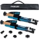 Neo-Sport NS-382 trekingo lazdos, 85-130 cm, aliuminės