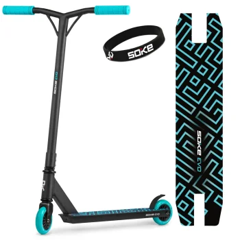 Triukinis paspirtukas Soke Evo Black