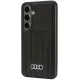Audi Synthetic Leather MagSafe dėklas Samsung Galaxy S24, juodas