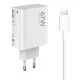 Xiaomi sieninis įkroviklis 67W USB su Type-C laidu, baltas