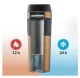 4Fizjo Mountain Goat Travel Thermal Mug, 450 ml, Brown