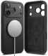 Dėklas Ringke Silicone MagSafe telefonui iPhone 18 Pro, juodas