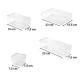 Clear Acrylic Drawer Organizer Set, 4 Sizes, 25 Pcs