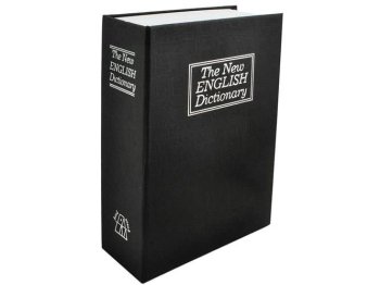 Malatec Book Safe with Key Lock, 18x11.5 cm
