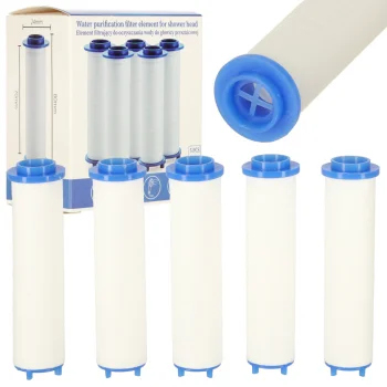Cotton Shower Head Filter Replacement Cartridges 5 Pack