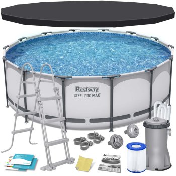 Bestway 5612X karkasinis baseinas su siurbliu ir priedais 427x122 cm