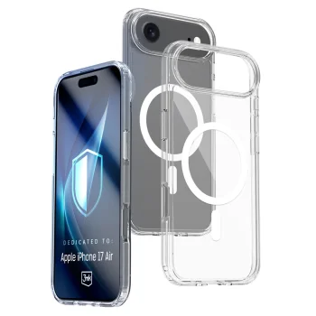 Dėklas 3mk Armor MagCase skirtas iPhone 17 Air, skaidrus