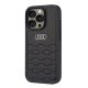 Audi dirbtinės odos dėklas, skirtas iPhone 16 Pro, juodas