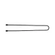 Metaliniai plaukų smeigtukai E-63 4,9 cm juodi (150 vnt.)