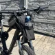 Bicycle / Scooter Handlebar Bag with Phone Pocket, Black