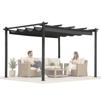 Sodo pergola Multigarden 3x4 m, pilka