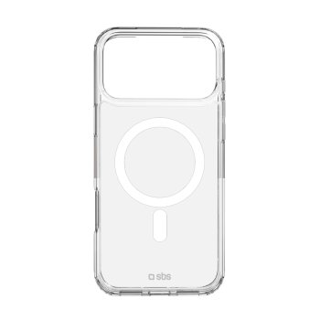 SBS Extreme Mag dėklas telefonui iPhone 17 Pro Max su D3O, skaidrus