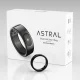 Išmanusis žiedas Forever Astral SR-100, 7 dydis, juodas