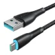 Joyroom SA32-AC6 100W USB-A į USB-C laidas, 1m, juodas