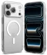 Telefono dėklas Ringke Fusion Magnetic MagSafe skirtas iPhone 18 Pro / 17 Pro, matinis skaidrus