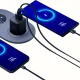 3mk Hyper GaN įkroviklis 20W USB-C USB-A QC4+ PD PPS, juodas
