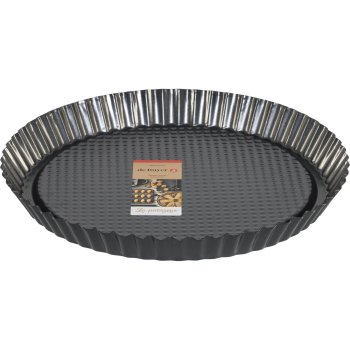 De Buyer neprisvylanti pyrago forma, 28 cm, antracito spalvos