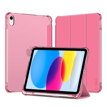 Tech-Protect SC Pen Hybrid dėklas iPad 10 (2022), rožinis / skaidrus