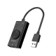 Orico SC2 išorinė daugiafunkcinė garso plokštė USB-A, juoda