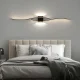 Black Wall Lamp 60cm, Neutral white light