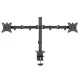 Maclean MC-754N stalinis laikiklis 2 monitoriams, 17-32\", VESA, juodas