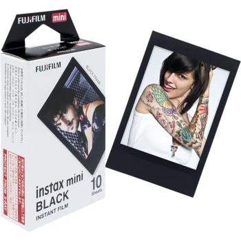 Fujifilm instax mini fotoplokštelės, juodas rėmelis, 10 lapelių