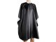 Universal Hairdressing Cape, Black/Silver