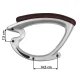 Sofotel Replacement Armrests for Chair 227, Brown