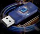 Wi-Fi ir Bluetooth 4.2 USB adapteris, 1300 Mbps, 2.4 / 5 GHz, mėlynas