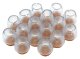 Silicone Furniture Leg Caps with Felt 16pcs, 25-29mm, Transparent