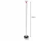 LED pastatomas šviestuvas 100cm, 3 šviesos spalvos, reguliuojamas, juodas