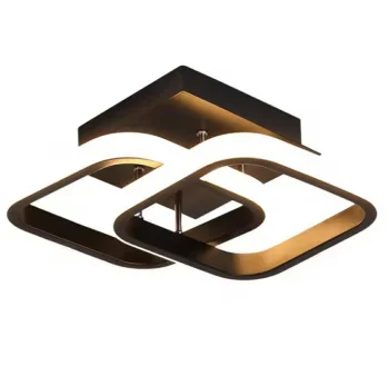 Pakabinamas LED šviestuvas 22W 140313, 20 vnt. pakuotė, juodas