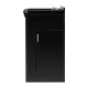 Barber Backwash Unit Gabbiano 5023, Black