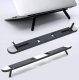 Foldable plastic laptop stand, white