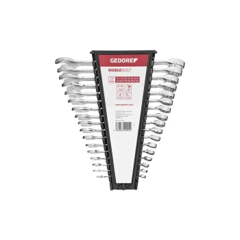 Kombinuotų veržliarakčių rinkinys GEDORE red 6–22 mm, 17 dalių