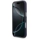 Karl Lagerfeld Saffiano MagSafe dėklas telefonui iPhone 17 Pro, mėlynas