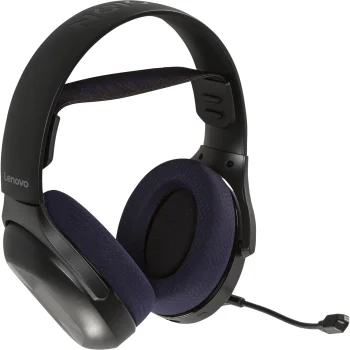 Belaidės žaidimų ausinės Lenovo Legion H410, juodos