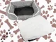 Soft and Comfortable Dog Bed with Cushion, Size L