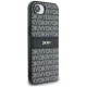 DKNY Mono Stripe & Metal Logo dėklas, skirtas iPhone 16e, juodas