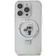 Karl Lagerfeld dėklas iPhone 13 / 13 Pro Ring Stand Karl&Choupette MagSafe, baltas