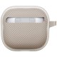Uniq Clyde Lock dėklas, skirtas Apple AirPods 4, smėlio spalvos