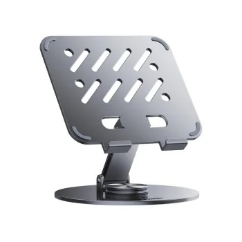 Wozinsky WRS-DSY84SS 360° besisukantis aliumininis planšetinio kompiuterio stovas, pilkas