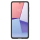 Spigen Liquid Air dėklas Samsung Galaxy S21 telefonui, matinis juodas