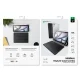 Dėklas su klaviatūra AmazingThing KeyLite Combo iPad Air 11\", juodas